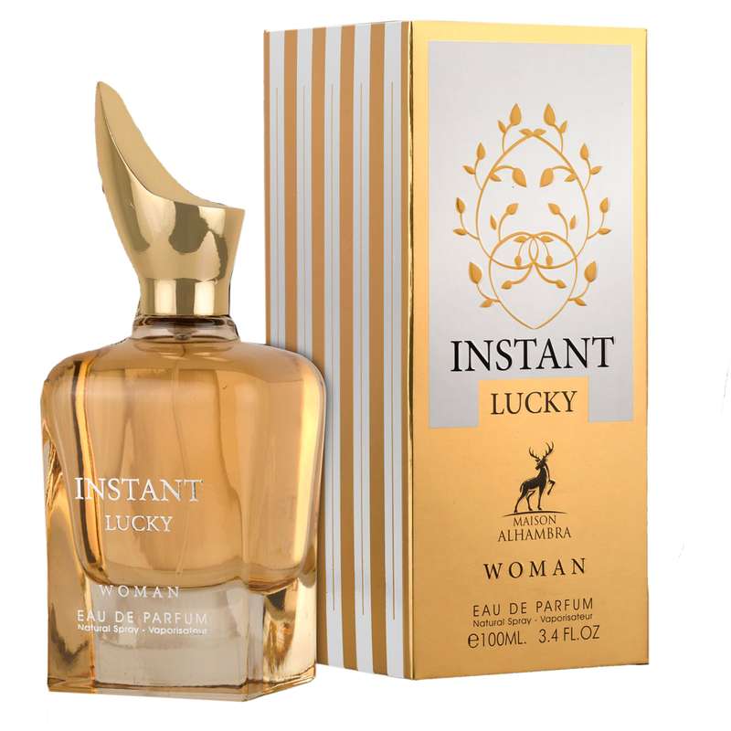 ادو پرفیوم زنانه الحمبرا مدل Instant Lucky حجم 100 میلی لیتر