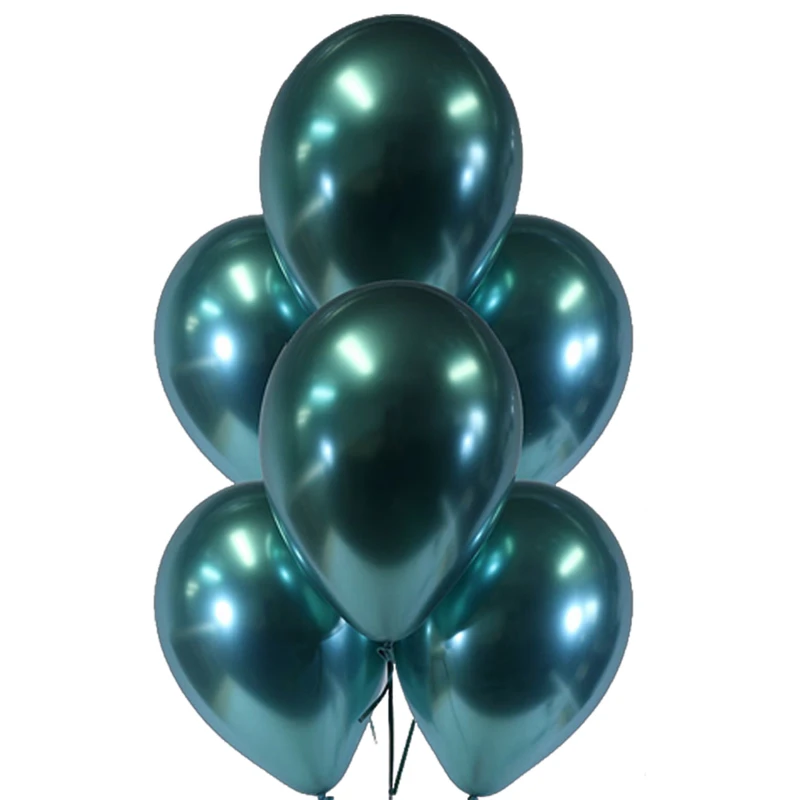 عکس شماره 2 : بادکنک کروم مسترتم طرح گرین پلاس بسته 10 عددی