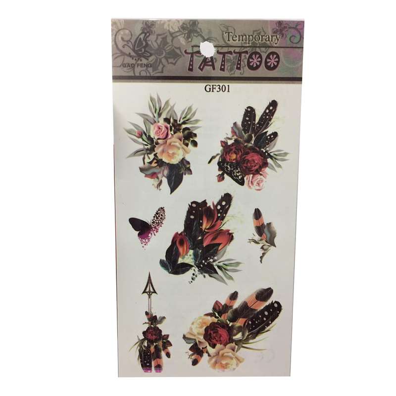 تتو موقت طرح گل کد 247