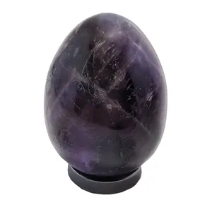 سنگ راف مدل تخم مرغ آمیتیست کد 12