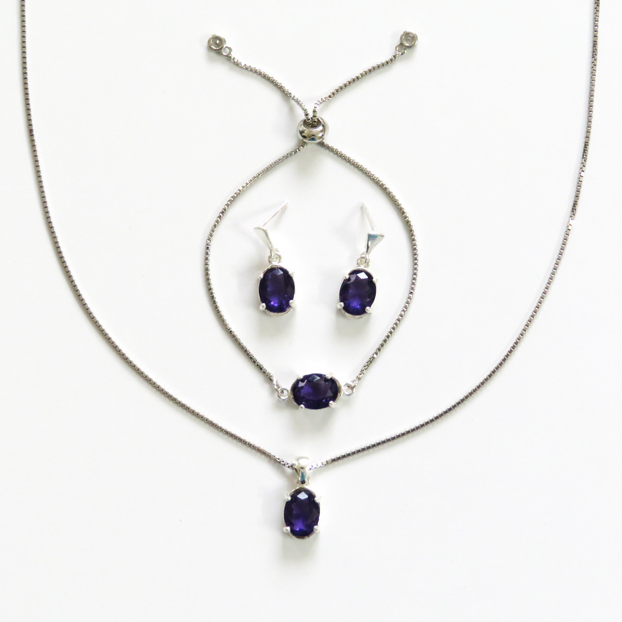 نیم ست نقره زنانه کد AV173D-S10 C4 نیم ست نقره زنانه کد AV173D-S10 C4