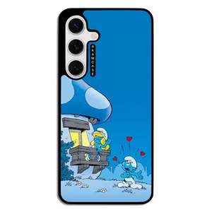 AKAM AMC-WSGS24-SMURFS-4 Cover For Samsung Galaxy S24