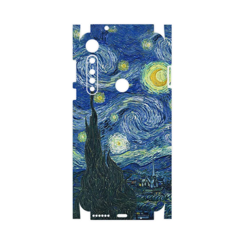 برچسب پوششی ماهوت مدل The Starry Night of van Gogh-FullSkin مناسب برای گوشی موبایل موتورولا One Vision Plus