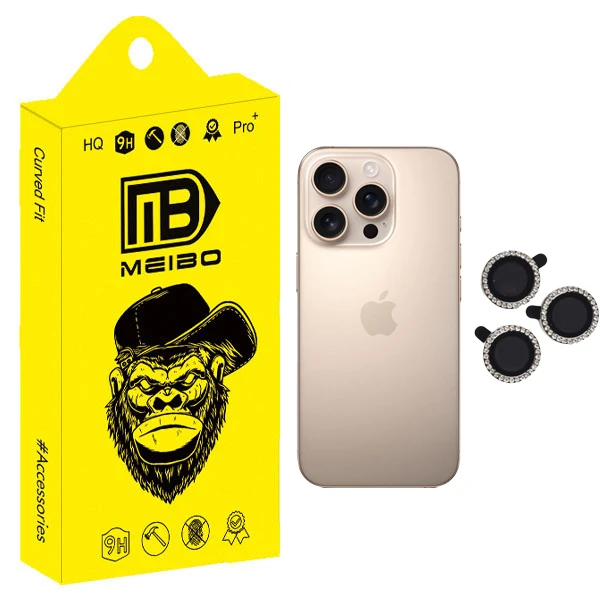 محافظ لنز دوربین میبو مدل Jewel Ring مناسب برای گوشی موبایل اپل iPhone 16 Pro Max