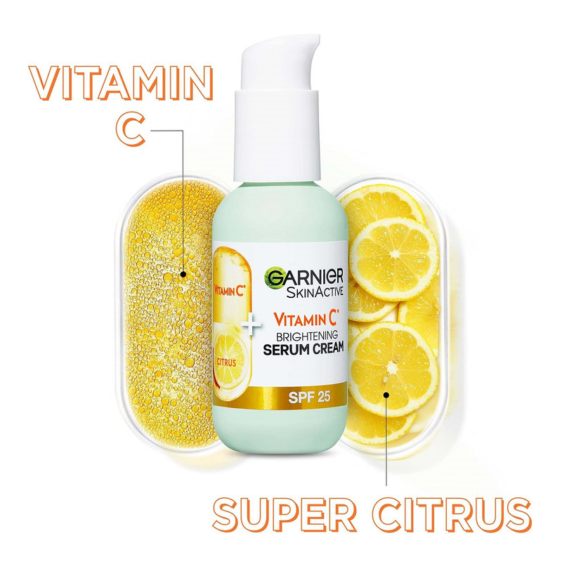 کرم سرم روشن کننده گارنیه مدل VITAMIN C 2IN1 حجم 50 میلی لیتر کرم سرم روشن کننده گارنیه مدل VITAMIN C 2IN1 حجم 50 میلی لیتر