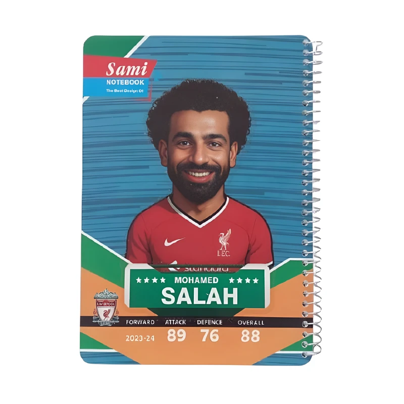 دفتر مشق 100 برگ سامی مدل فوتبالی طرح صلاح