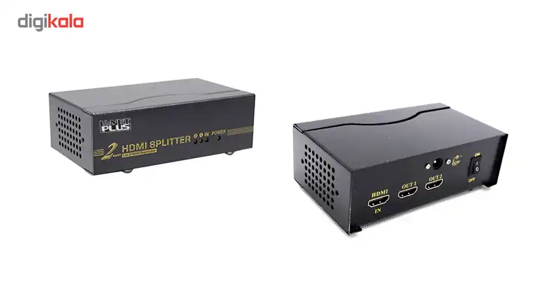اسپلیتر HDMI دو پورت کی نت پلاس مدل KPS642
