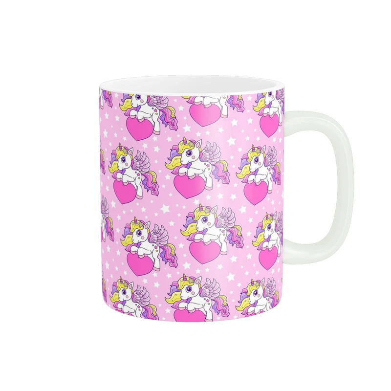 ماگ پادآفرین مدل فانتزی طرح تک شاخ یونیکورن کد p10039