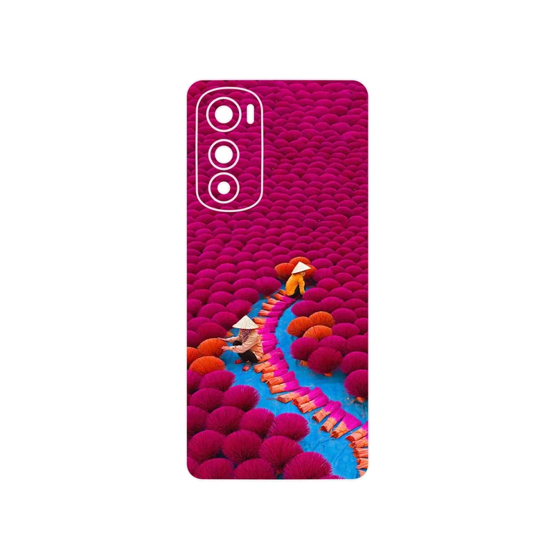 برچسب پوششی ماهوت مدل Vietnam Incense Wood Farms مناسب برای گوشی موبایل موتورولا Edge 30