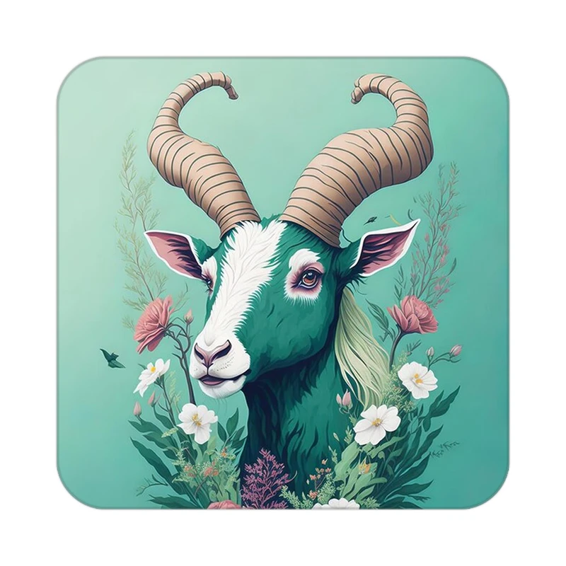 زیر لیوانی کاکتی طرح حیوانات رنگی مدل mp26960