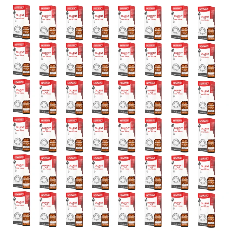 محلول رقیق کننده لاک ناخن نیوساد مدل DILUENT48 حجم 18 میلی لیتر مجموعه 48 عددی