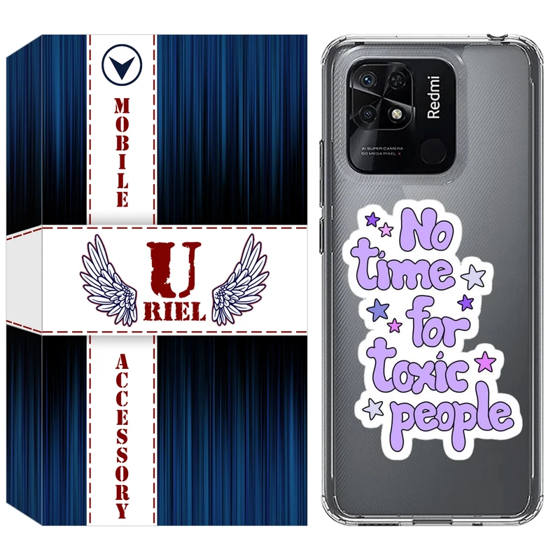 کاور یوریل مدل Clear کد 97 طرح Toxic مناسب برای گوشی موبایل شیائومی Redmi 10C / 10 Power / Poco C40