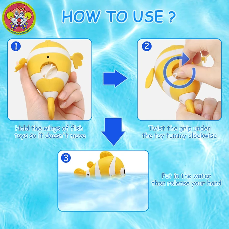 عکس شماره 4 : اسباب بازی حمام دنیای سرگرمی های کمیاب مدل کوکی طرح ماهی کد dsk-a719