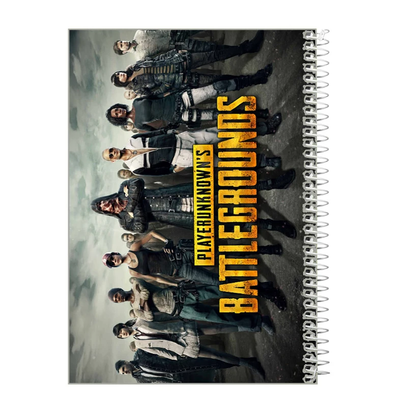 دفتر زبان 60 برگ طرح PubG کد z419