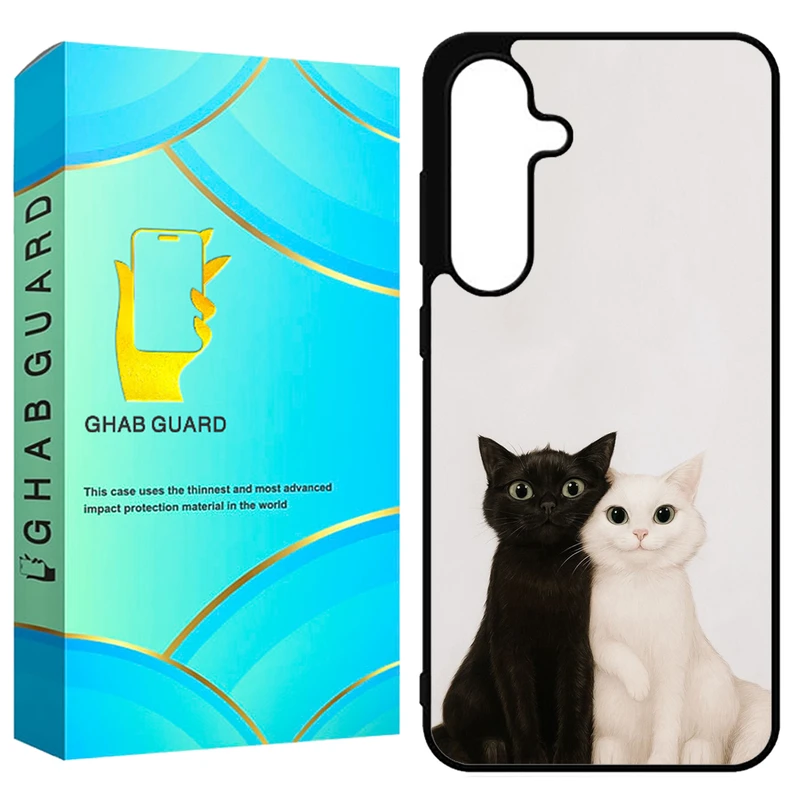 کاور قاب گارد طرح گربه مدل GS25FE مناسب برای گوشی موبایل سامسونگ Galaxy S25 FE 