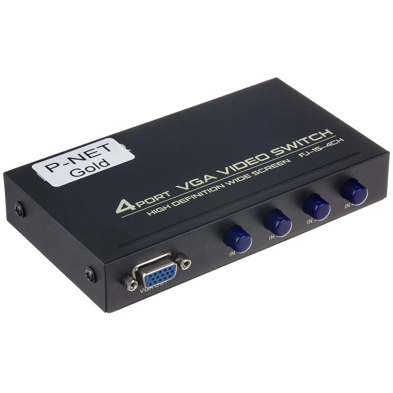 سوییچ چهار پورت KVM اف جی گیر مدل FJ-15-4CH