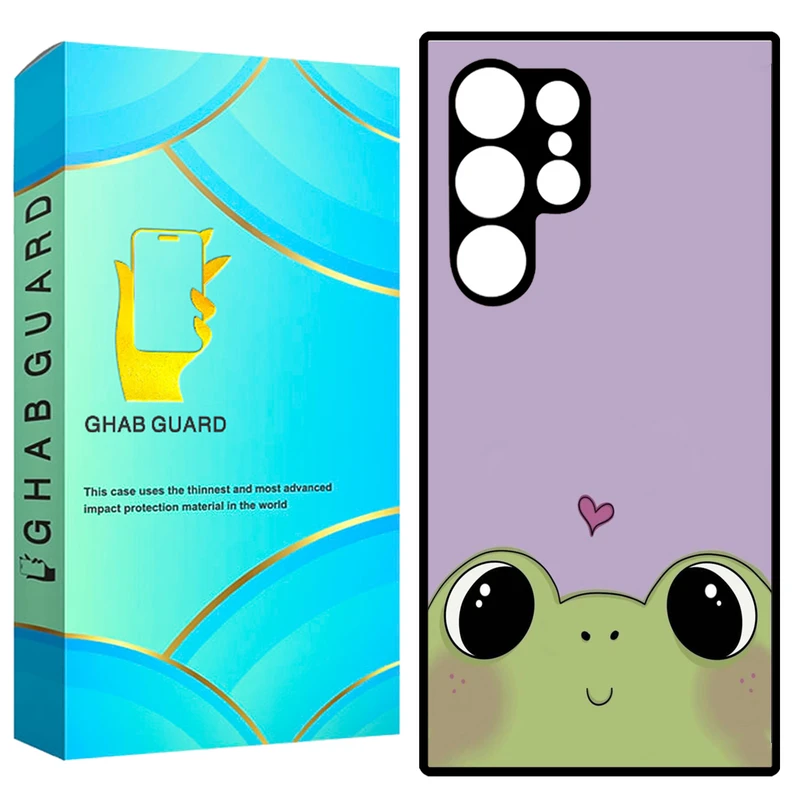 کاور قاب گارد طرح قورباغه مدل GCHPS23U مناسب برای گوشی موبایل سامسونگ Galaxy S23 Ultra 5G