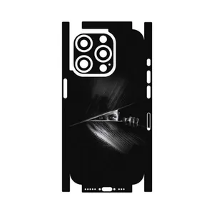 MAHOOT Black Portrait-FullSkin Cover Sticker for Apple iPhone 15 Pro