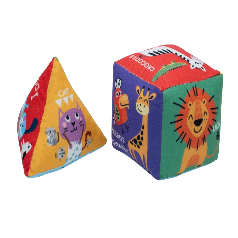 بازی آموزشی مدل حجم‌های نرم پارچه‌ای بسته دو عددی