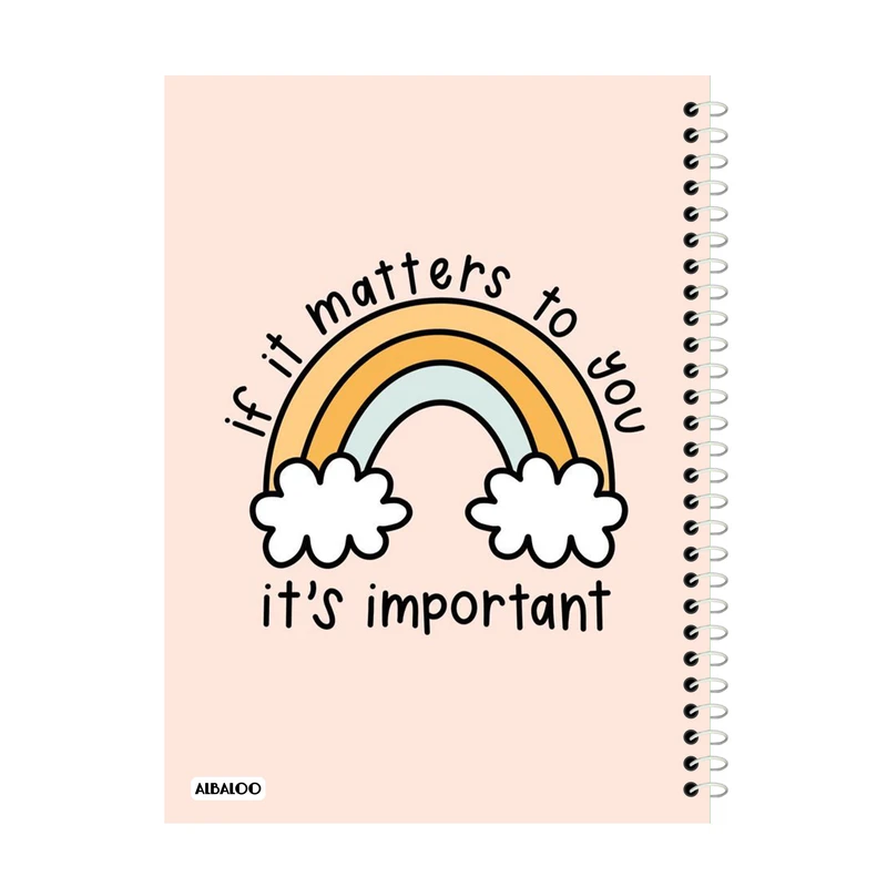 دفترچه یادداشت 50 برگ آلبالو مدل انگیزشی کد 4011