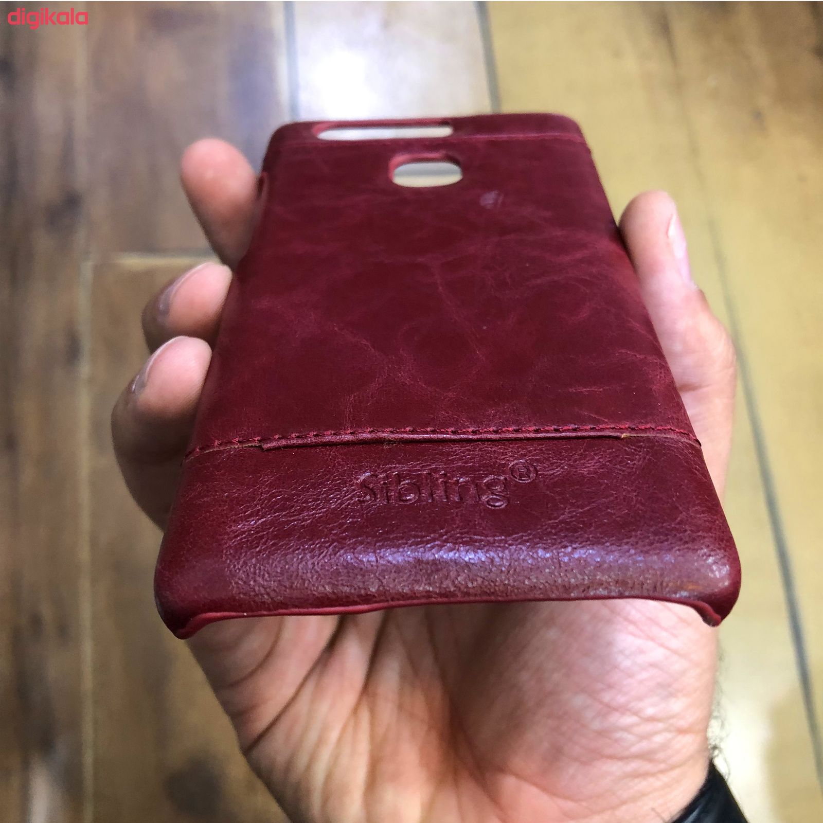 کاور سیبلینگ مدل Leather مناسب برای گوشی موبایل هوآوی P9 main 1 3