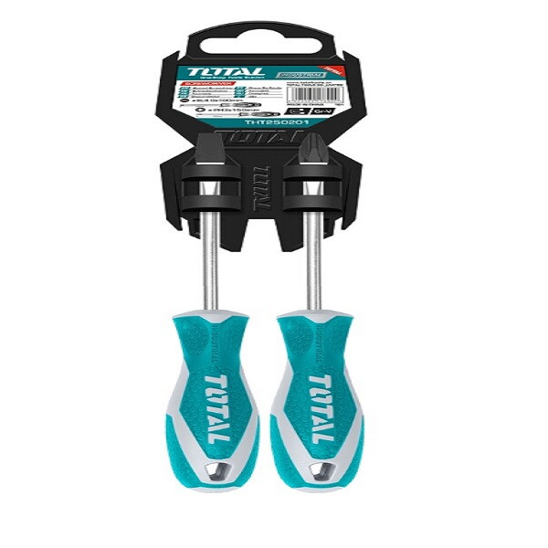 پیچ گوشتی توتال مدل THT250201 بسته 2 عددی پیچ گوشتی توتال مدل THT250201 بسته 2 عددی