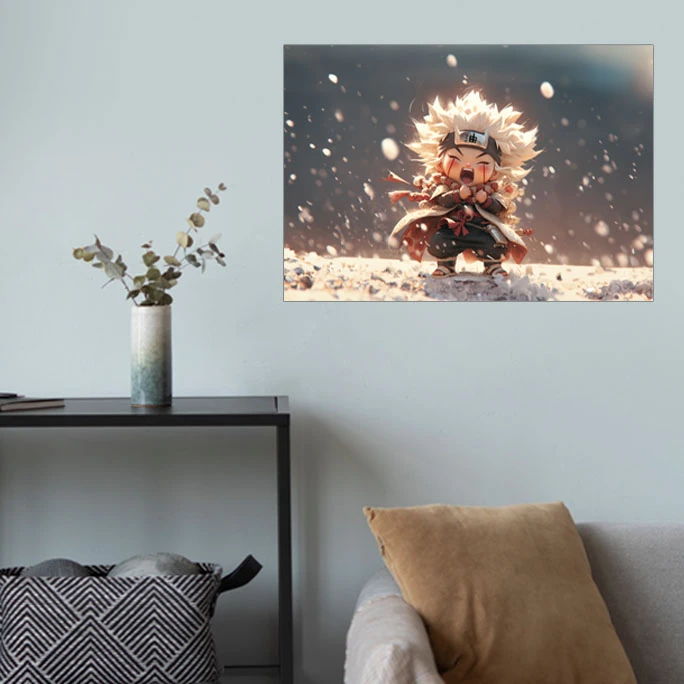 پوستر گوفی مدل چیبی جیراییا انیمه ناروتو کیوت و بامزه طرح Jiraiya Chibi Naruto Anime کد SNW39