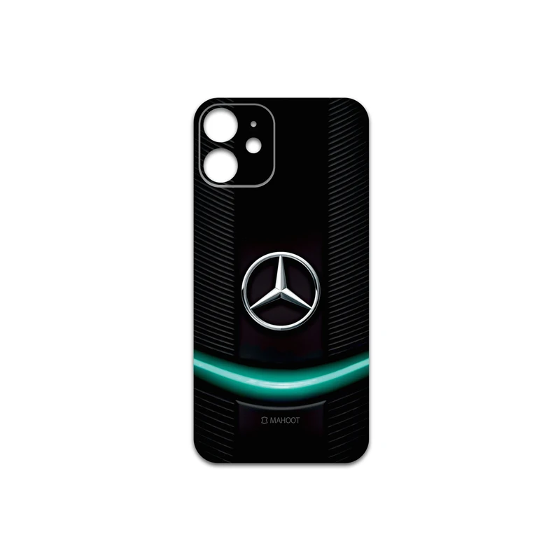 برچسب پوششی ماهوت مدل Mercedes-Benz مناسب برای گوشی موبایل اپل iPhone 12 mini