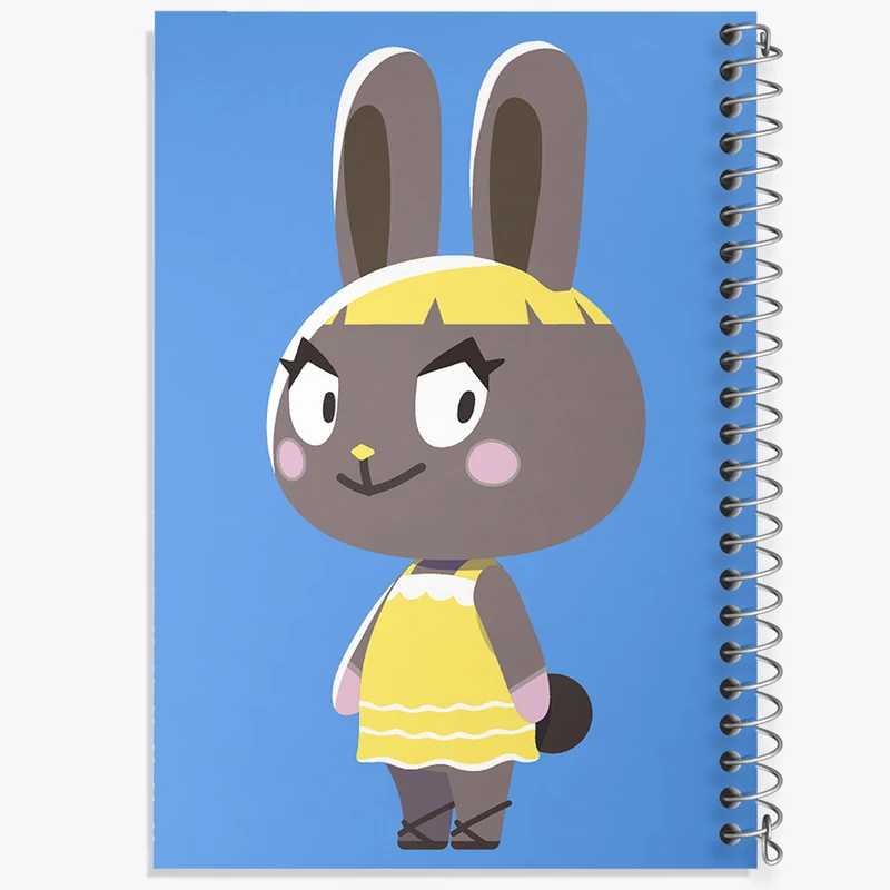 دفتر ژورنال نویسی 50 برگ خندالو مدل نقطه ای طرح بازی انیمال کراسینگ (Animal Crossing) کد 32640