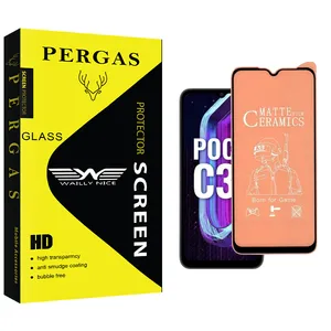 Waily Nice Pergas Glass Matt Ceramics Screen Protector For Xiaomi Poco C31