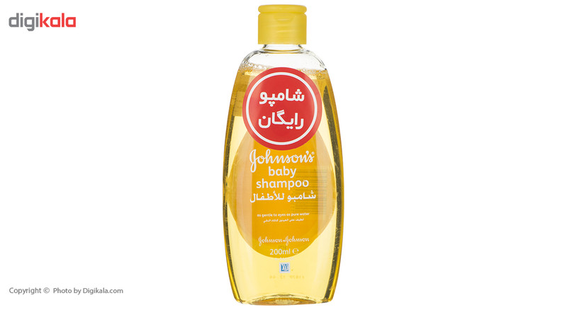 لوسیون ماساژ بدن کودک جانسون حجم 500 میلی لیتر به همراه شامپو کودک جانسون حجم 200 میلی لیتر