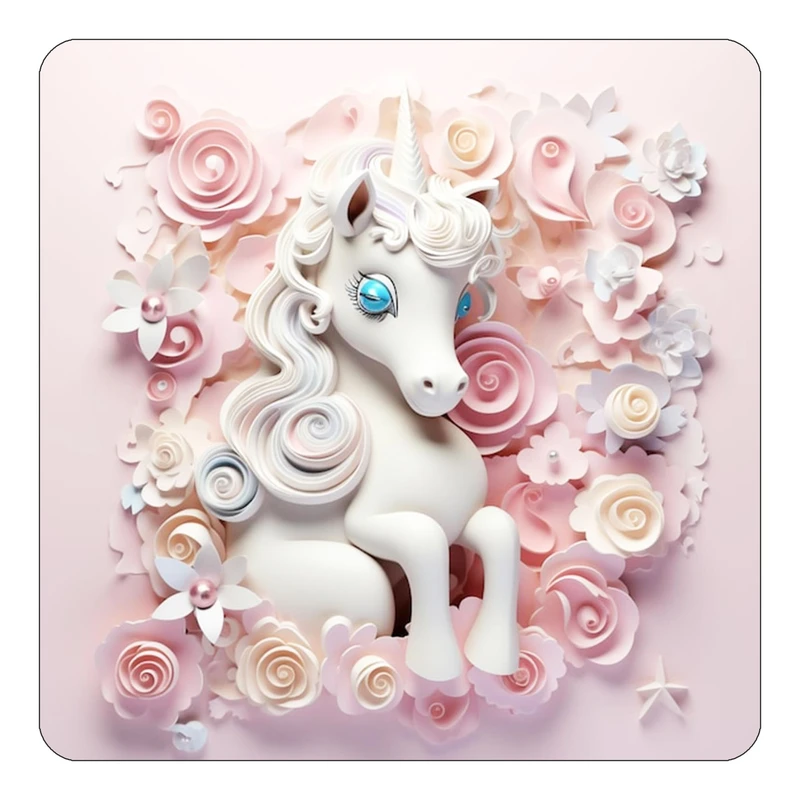 مگنت کاکتی طرح اسب تک شاخ و یونیکورن مدل mp32213