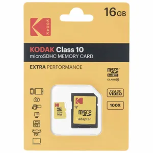 کارت حافظه microSDHC کداک مدل EXTRA PERFORMANCE کلاس 10 همراه با آداپتور ظرفیت 16 گیگابایت