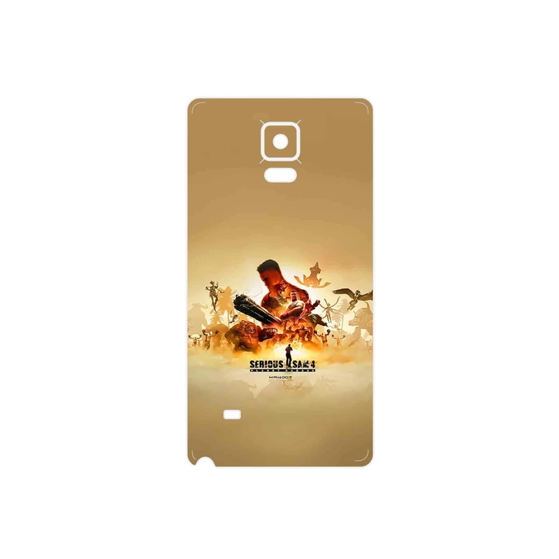 برچسب پوششی ماهوت مدل Serious Sam Game Series مناسب برای گوشی موبایل سامسونگ Galaxy Note 4