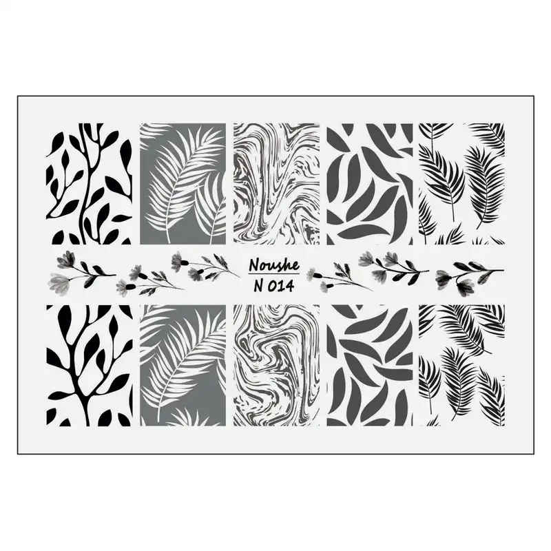 برچسب لنز ناخن کد N014