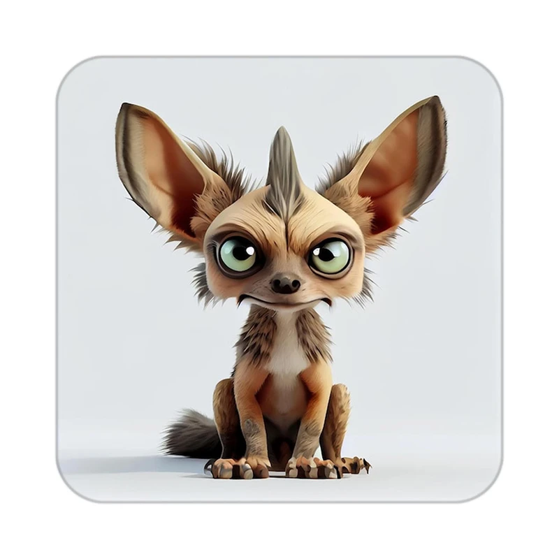 زیر لیوانی کاکتی طرح حیوانات کارتونی مدل mp27446