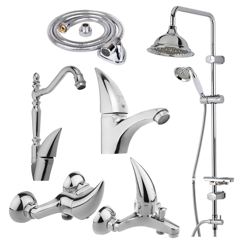 ست شیرآلات فراست پویا مدل اسمورف مجموعه 6 عددی