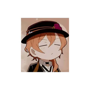 استیکر لپ تاپ و موبایل مدل انیمه طرح سگ‌های ولگرد بانگو چویا ناکاهارا Bungo Stray Dogs Chuya Nakahara کد 3099