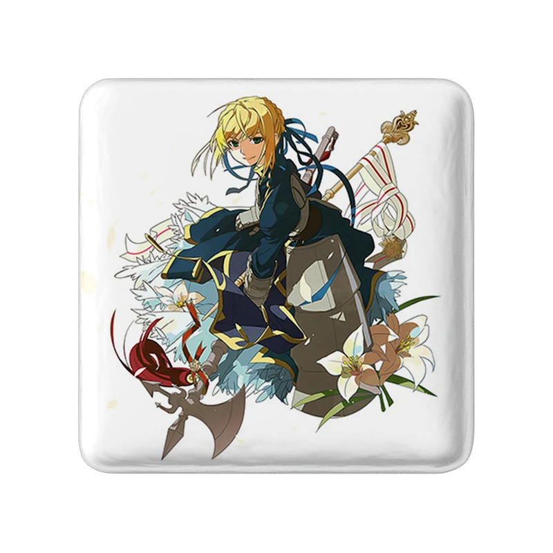 مگنت خندالو طرح التر انیمه فیت استی نایت Fate Stay Night  مدل مربعی کد 22821