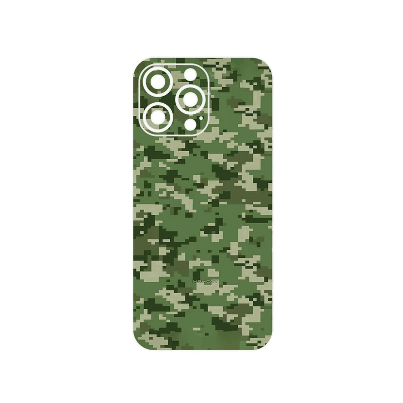 برچسب پوششی ماهوت مدل Army_Green_Pixel مناسب برای گوشی موبایل اپل iPhone 14 Pro Max