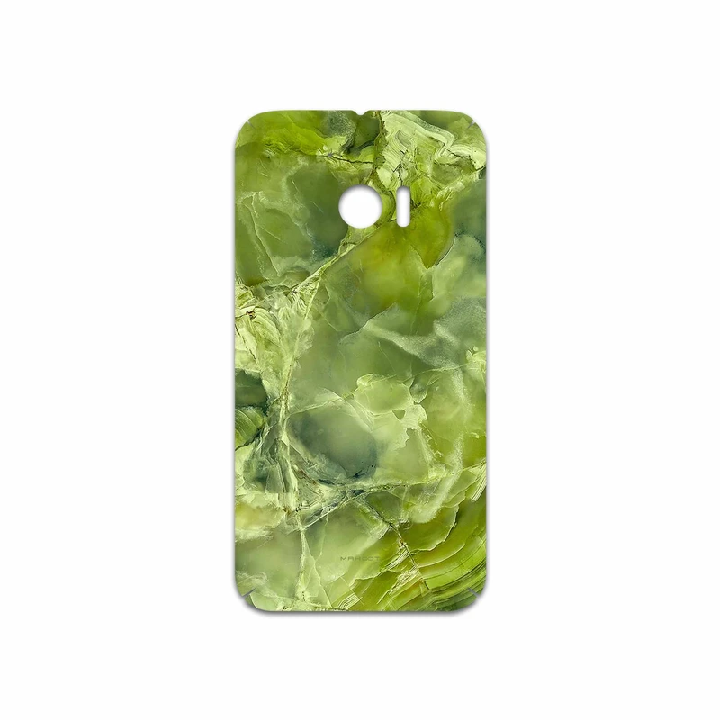 برچسب پوششی ماهوت مدل Green Crystal Marble مناسب برای گوشی موبایل اچ تی سی 10