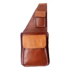 کوله پشتی چرم ارغنون طرح صراحی