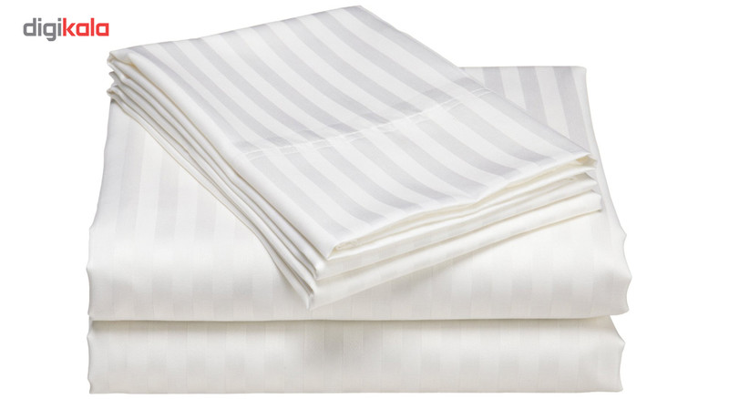 سرویس ملحفه هارمونی مدل 50Satin یکنفره دو تکه