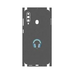 MAHOOT Minimal Headphone Icon-FullSkin Cover Sticker for Samsung Galaxy A60