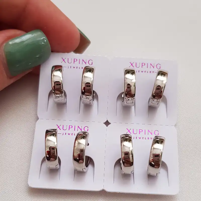 گوشواره زنانه ژوپینگ مدل حلقه ای 3218