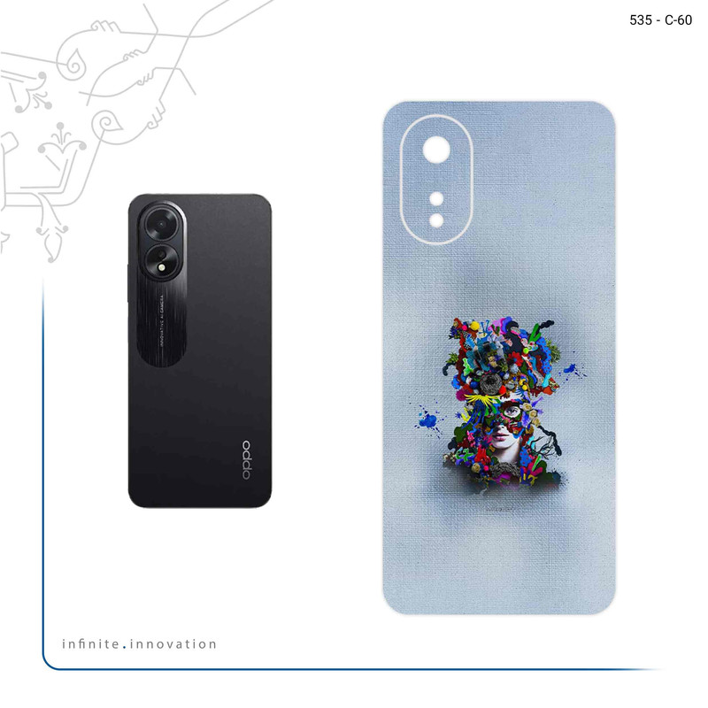 برچسب پوششی ماهوت مدل Collage of surreal Portrait of Women 4 مناسب برای گوشی موبایل اپو A38