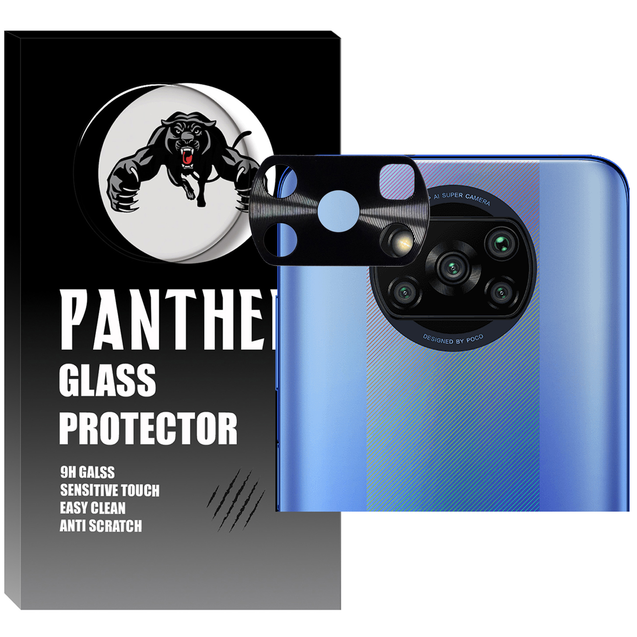 محافظ لنز دوربین پنتر مدل FL-01 مناسب برای گوشی موبایل شیائومی POCO X3 / POCO X3 PRO