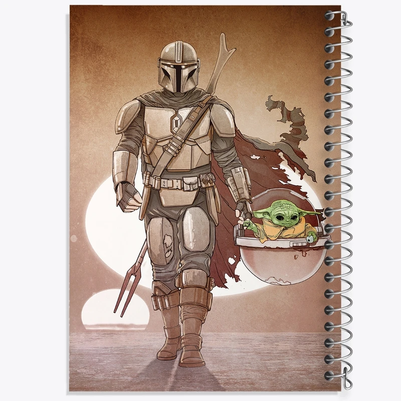 دفتر ژورنال نویسی 50 برگ خندالو مدل نقطه ای طرح جنگ ستارگان (Star Wars) کد F1985