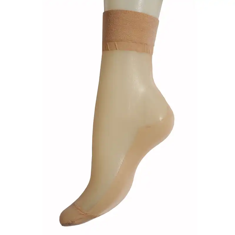 جوراب زنانه مدل کفه دار شیشه ای مونیل بسته 6 عددی