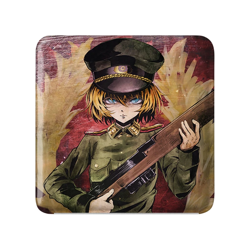 مگنت خندالو طرح تانیا انیمه یوجو سنکی مدل مربعی کد 34689